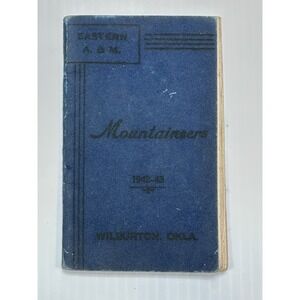 VTG Mountaineer Eastern Oklahoma A&M College Wilburton Oklahoma Yearbook 1942-43